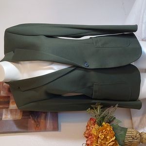 ASOS DESIGN Woman's dress jacket. Green. Size 36" short. NWOT.